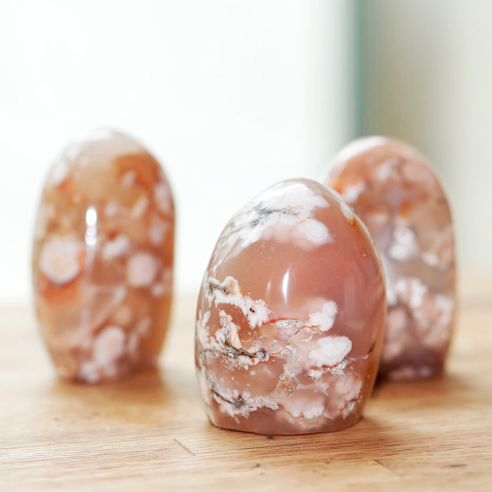 Madagascar Agate Freeform Small Specimen 3x4 Inches (270-400 grams) - DS ROCK SHOP