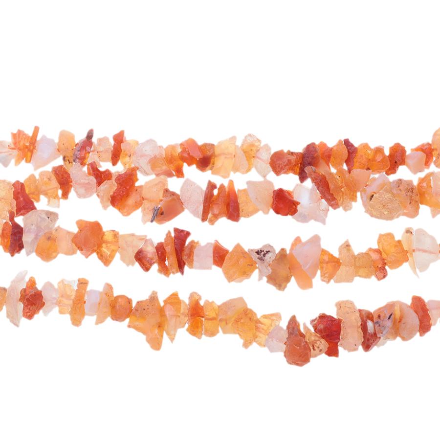 Mexican Fire Opal 2x6-5x10mm Rough Chips 15-16 Inch