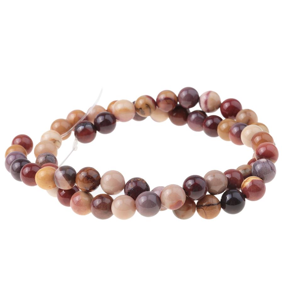 Mookaite & Red Garnet Gemstone Beads