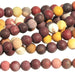 MATTE Mookaite 6mm Round 15-16 Inch