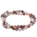 MATTE Mexican Laguna Lace Agate 6mm Round 15-16 Inch