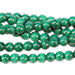 Malachite 4mm Round  8-Inch