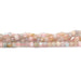 4-4.5mm Morganite  Natural Cube - 15-16 Inch