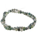 Moss Agate 4mm Round 15-16 Inch