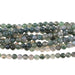 Moss Agate 4mm Round 15-16 Inch