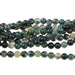 Moss Agate 6mm Round 15-16 Inch
