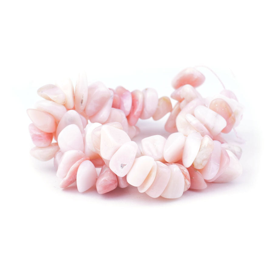 Pink Opal Natural 6-13mm Chips - 15-16 Inch