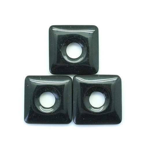 Onyx  40mm Square Donut - Pendant