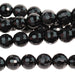 Onyx 6mm Round Faceted 8-Inch