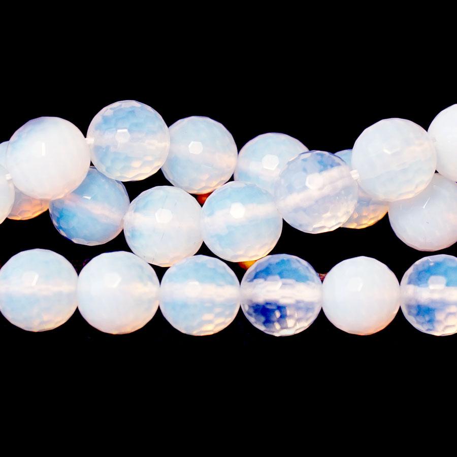 Opalite (synthetic) 10mm Round Faceted 15-16 Inch