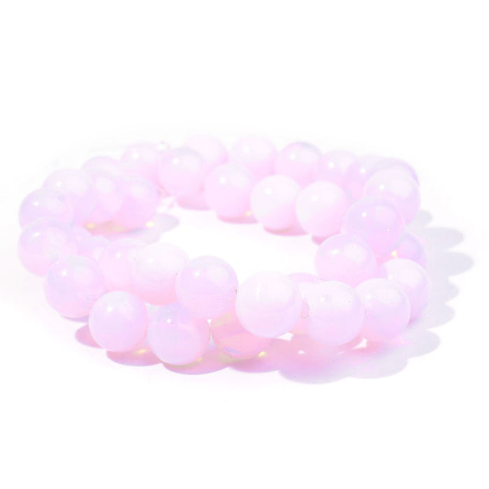 Opalite Pink (Synthetic) 10mm Round - Limited Editions - 15-16 inch