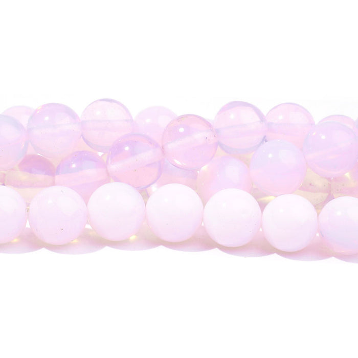 Opalite Pink (Synthetic) 10mm Round - Limited Editions - 15-16 inch