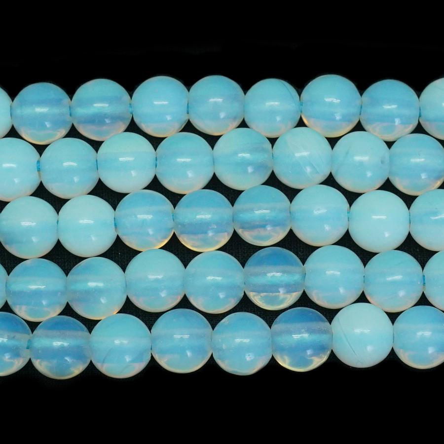 Opalite Large Hole 10mm Round - 8-inch