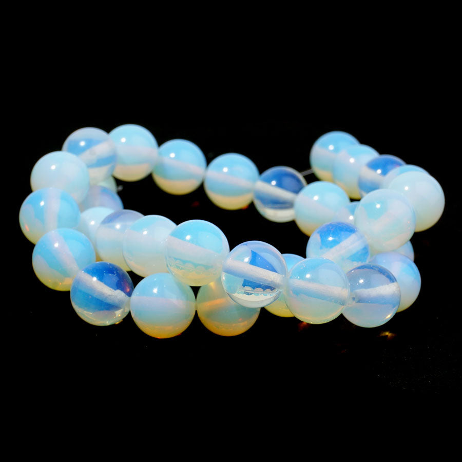 Opalite (Synthetic) 12mm Round - 15-16 Inch