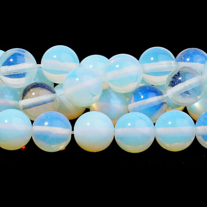 Opalite (Synthetic) 12mm Round - 15-16 Inch