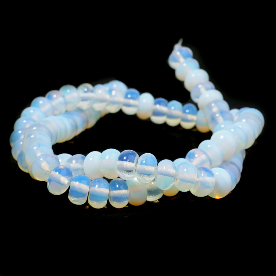 Opalite (Synthetic) 5X8mm Rondelle - Limited Editions - 15-16 inch