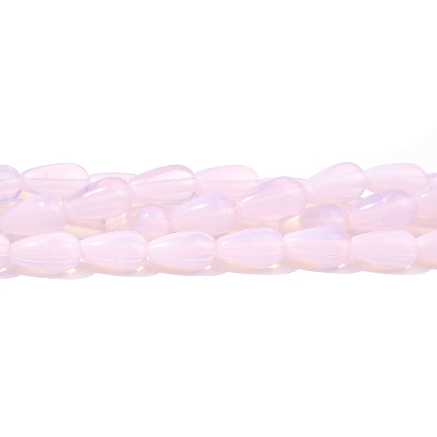 Opalite Pink (Synthetic) 6X10mm Teardrop - Limited Editions - 15-16 inch