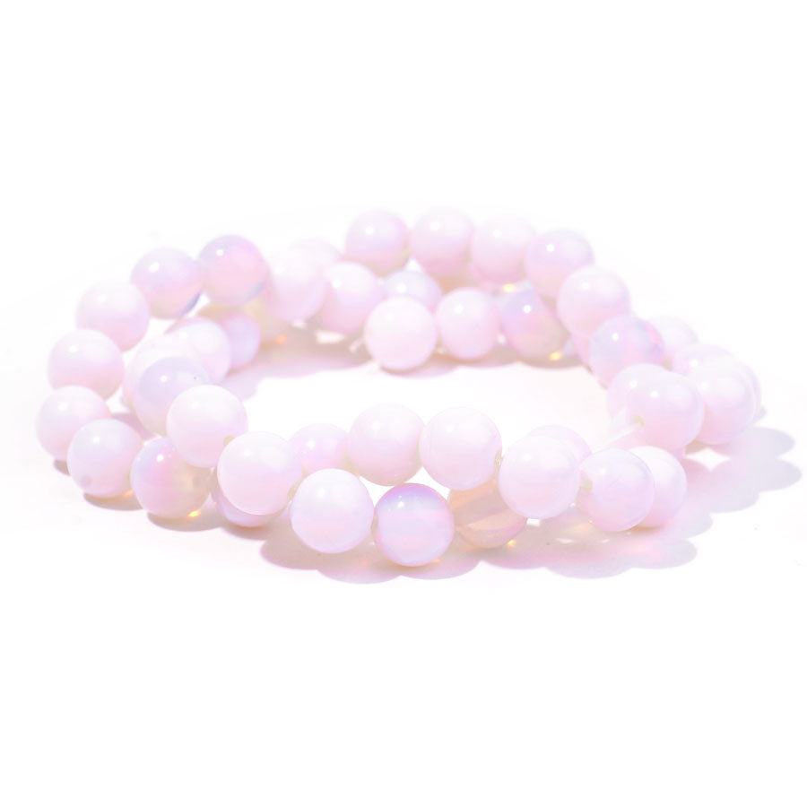 Opalite Pink (Synthetic) 8mm Round - Limited Editions - 15-16 inch