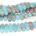 Powder Blue Impression Jasper 5x15mm Flat Chip 8-Inch