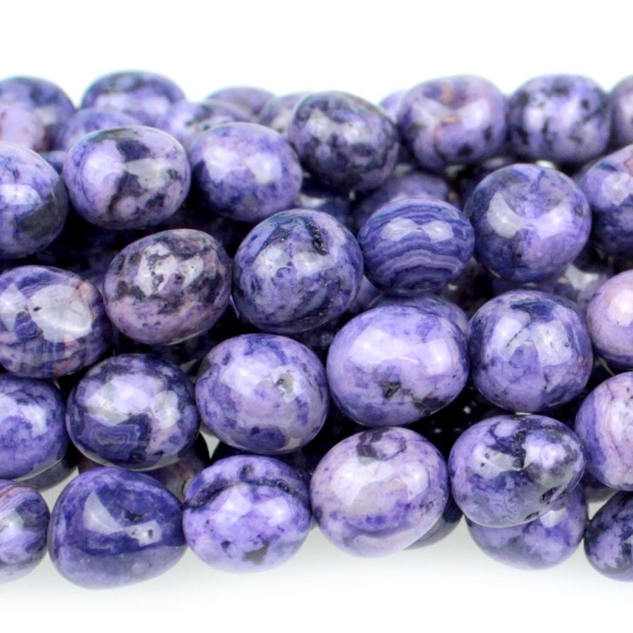Purple Crazy Lace Agate 8x10 Tumble Nugget 8-Inch