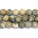 Petoskey Fossil Stone Large Hole 8mm Round - 8-inch