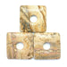 Picture Jasper  50mm Square Donut - Pendant