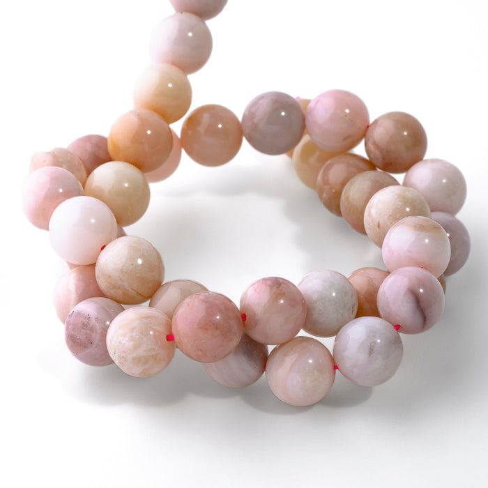 Pink Opal 10mm Round A Grade - 15-16 Inch