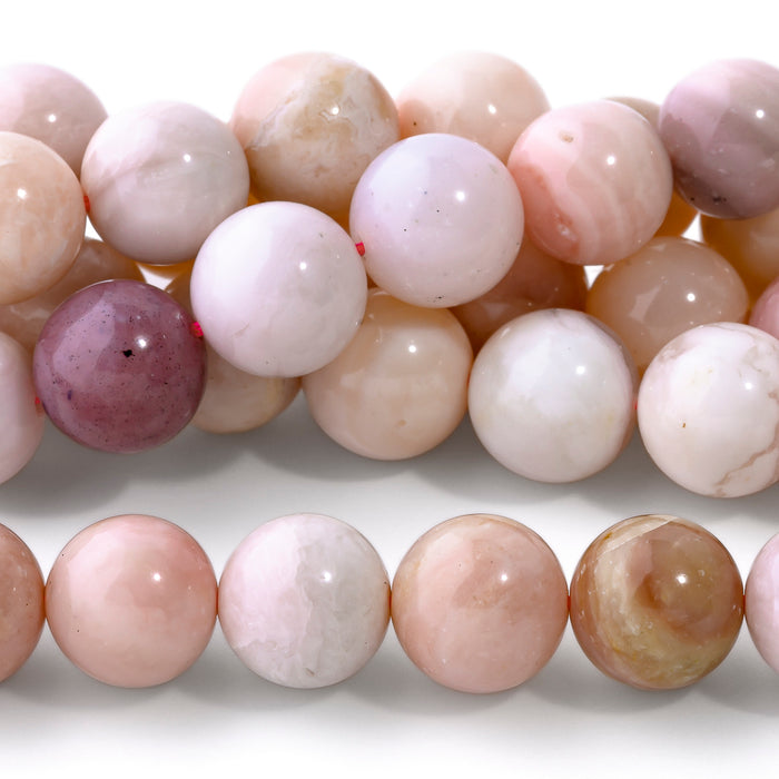 Pink Opal 10mm Round A Grade - 15-16 Inch