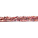 Pink Tourmaline Faceted 3mm Rondelle - 15-16 Inch