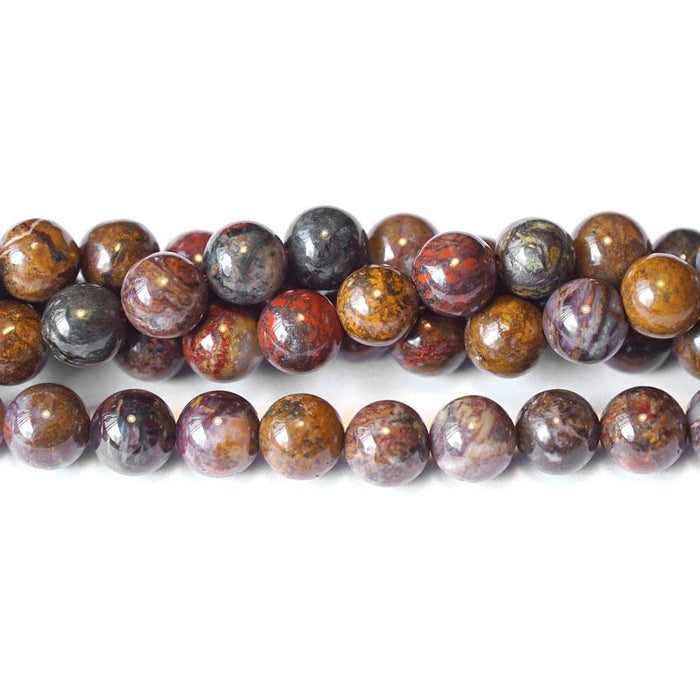 Pietersite 8mm Round 15-16 Inch