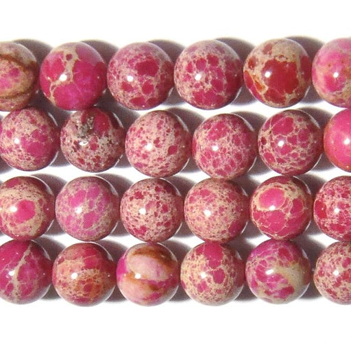 Pink Impression Jasper 6mm Round