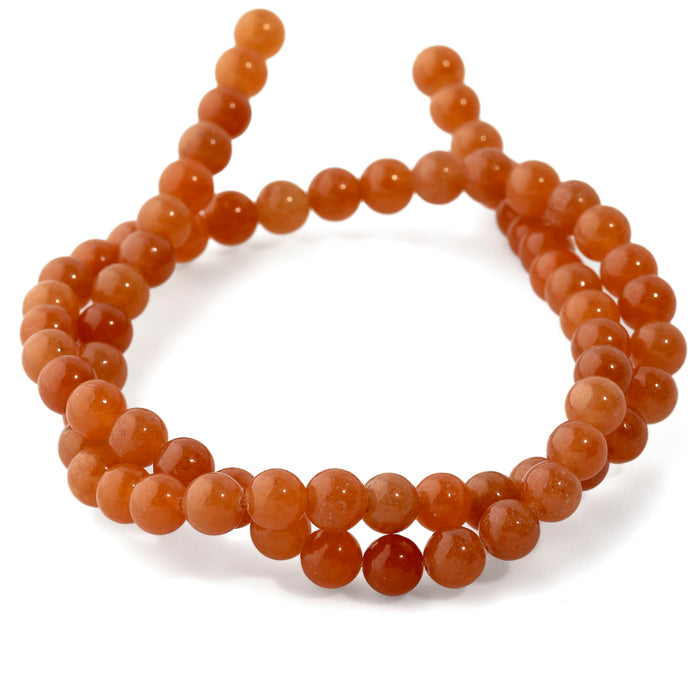 Red Aventurine 6mm Round - 15-16 Inch