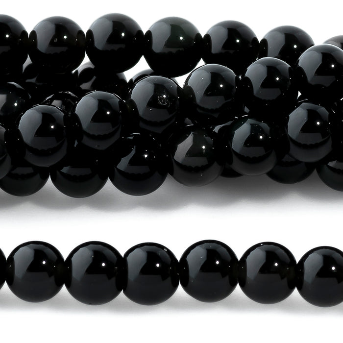 Rainbow Obsidian 4mm Round - 15-16 Inch