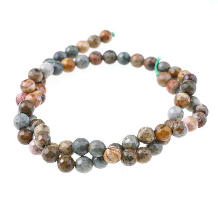 Rocky Butte 6mm Faceted Round 15-16 Inch