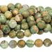 Rhyolite 6mm Faceted Round 8-Inch