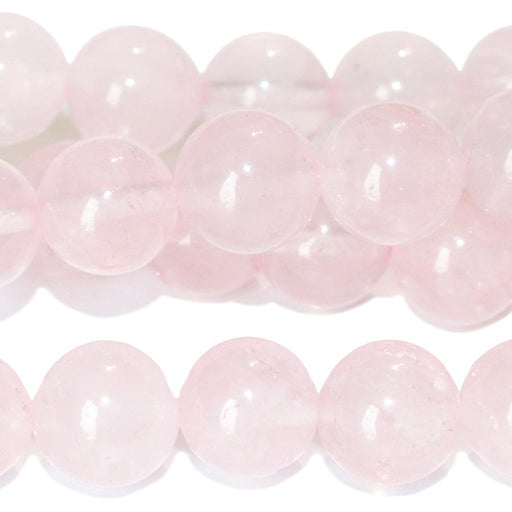 Rose Quartz 10mm Round 8-Inch