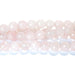 Rose Quartz 10mm Faceted Round 8-Inch