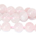 Rose Quartz 10mm Large Hole Round 8-Inch