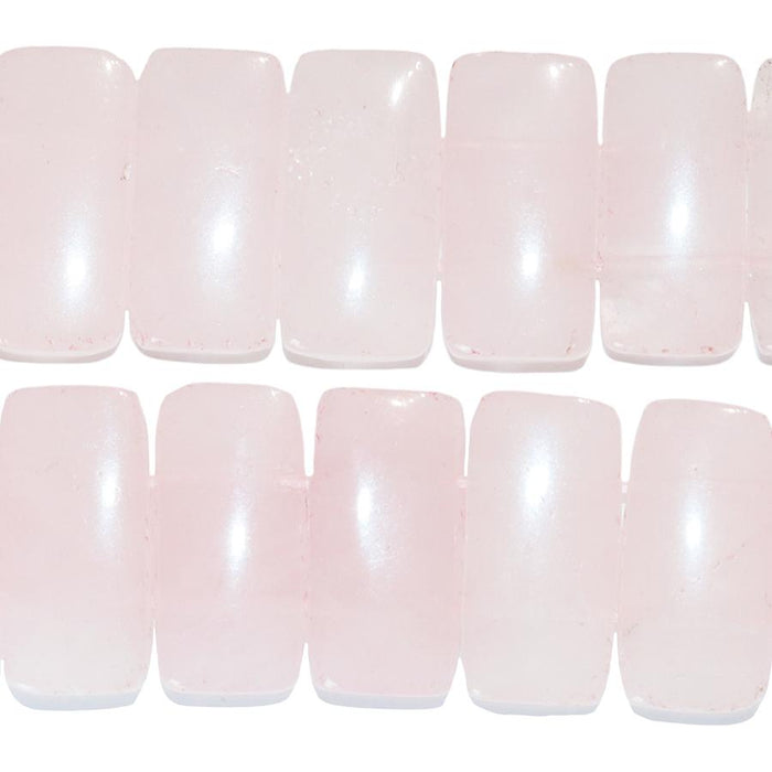 Rose Quartz 10x20 Double Drill 8-Inch