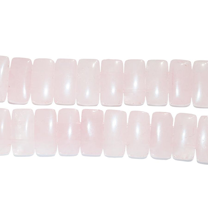 Rose Quartz 10x20 Double Drill 8-Inch