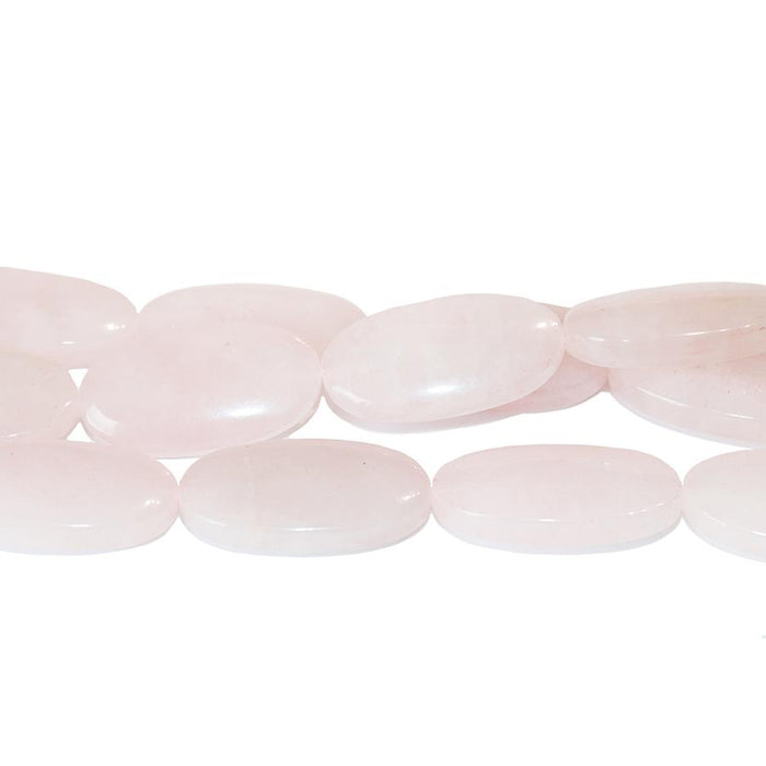 Rose Quartz 15x30 Oval 8-Inch