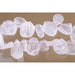 Rose Quartz 15x20mm Rough Top Drill Oval 15-16 Inch