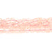 Rose Quartz Diamond Cut, Faceted 5x8-8x10mm Tube - 15-16 Inch