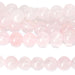 Rose Quartz 6mm Round 8-Inch