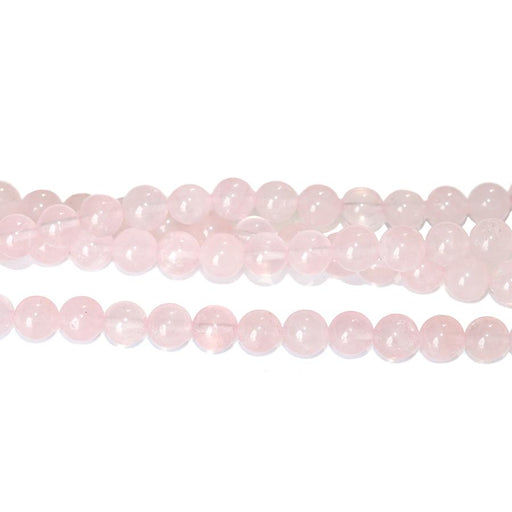 Rose Quartz 8mm Round 8-Inch