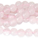 Rose Quartz 8mm Large Hole Round 8-Inch