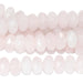 Rose Quartz 8mm Faceted Rondelle 8-Inch