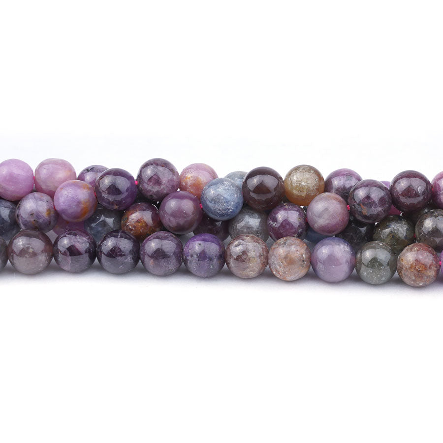 Ruby and Sapphire Natural 8mm Round - 15-16 Inch