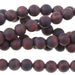 MATTE Red Tiger Eye 6mm Round 15-16 Inch