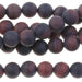 MATTE Red Tiger Eye 8mm Round 15-16 Inch